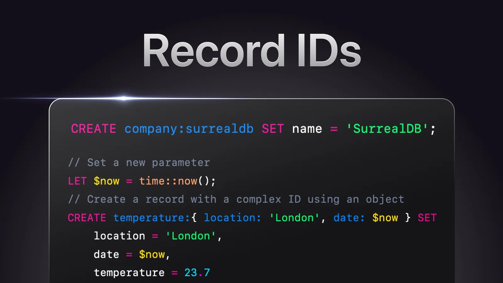 The life-changing magic of SurrealDB record IDs
