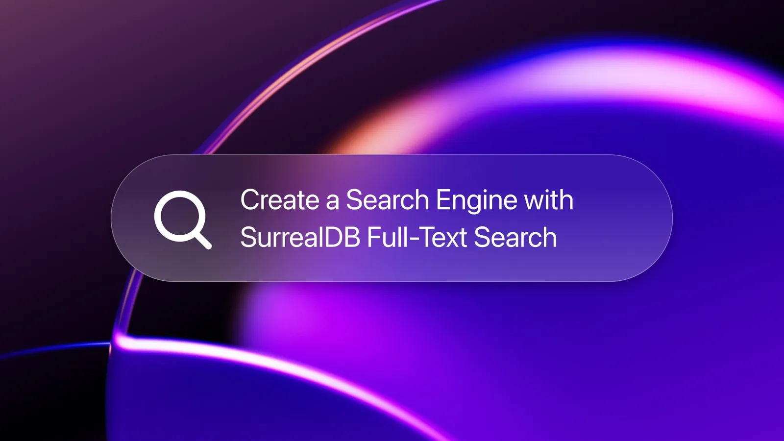 Create a Search Engine with SurrealDB Full-Text Search
