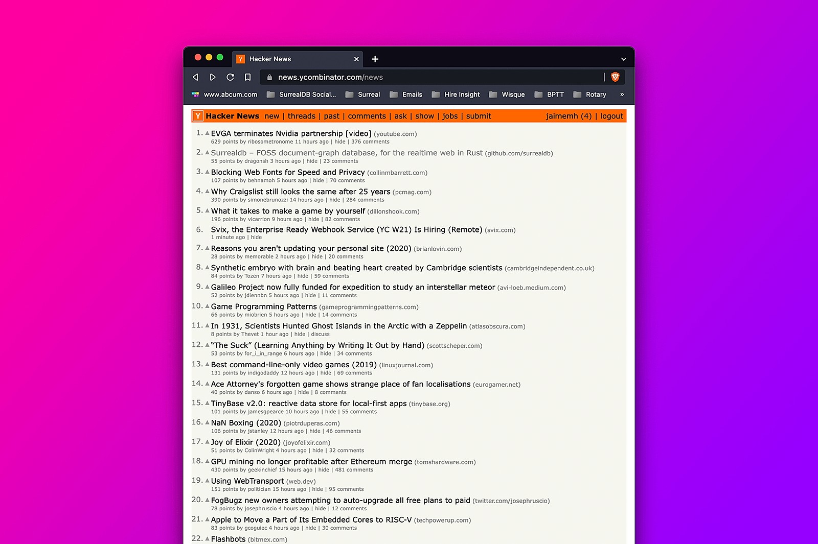 #2 on Hacker News