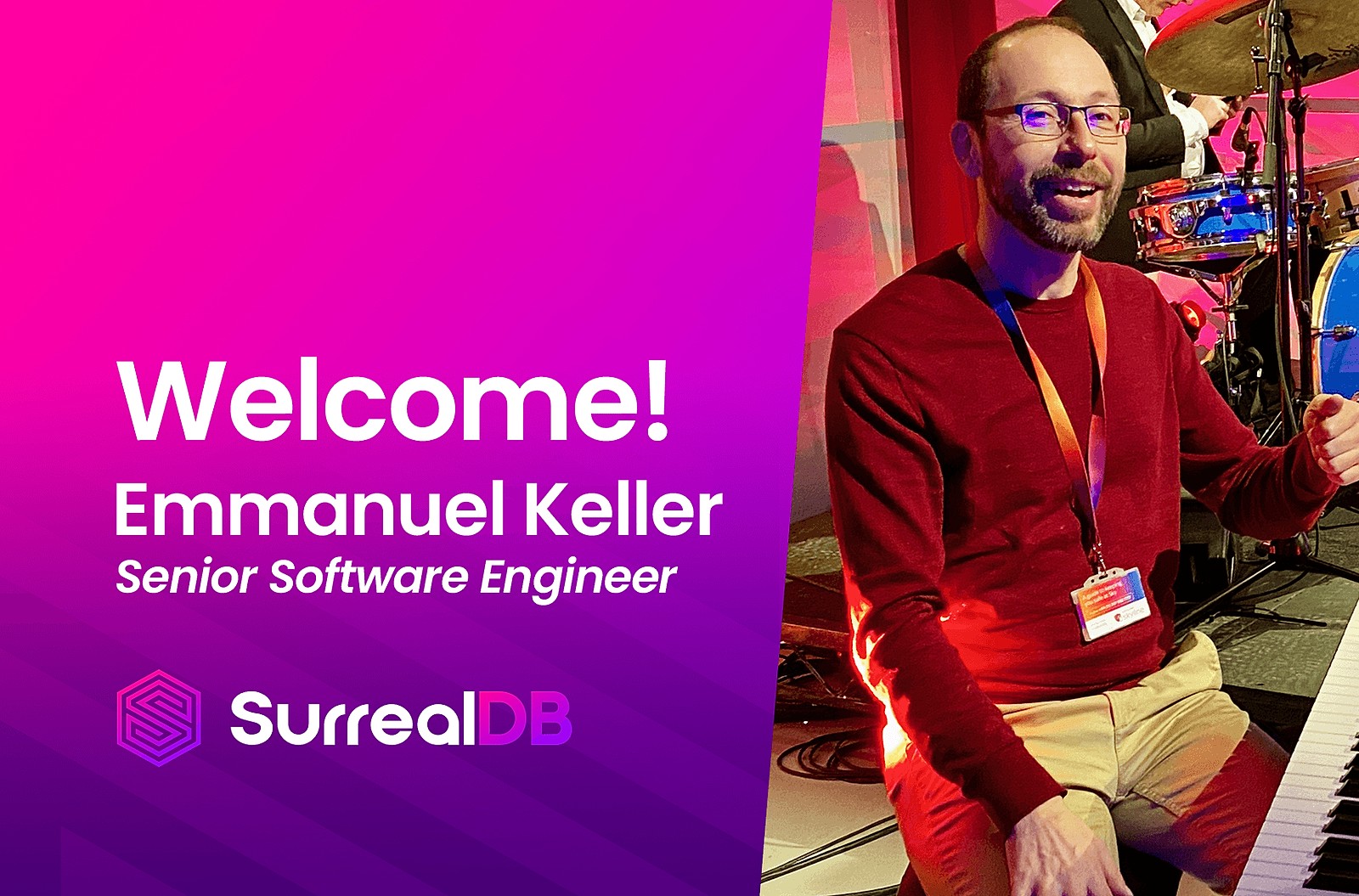 Welcome Emmanuel Keller