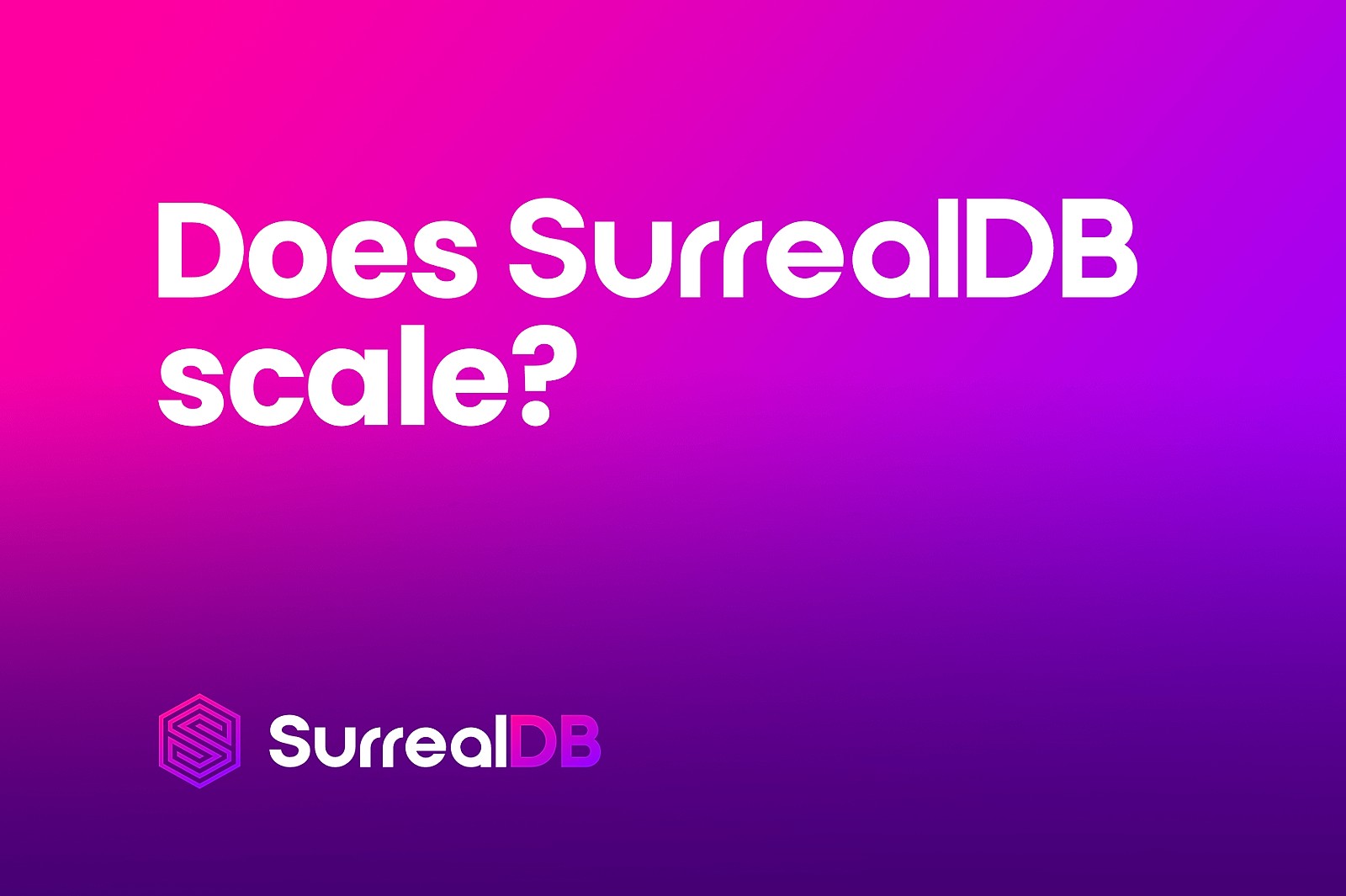 SurrealDB Scalability
