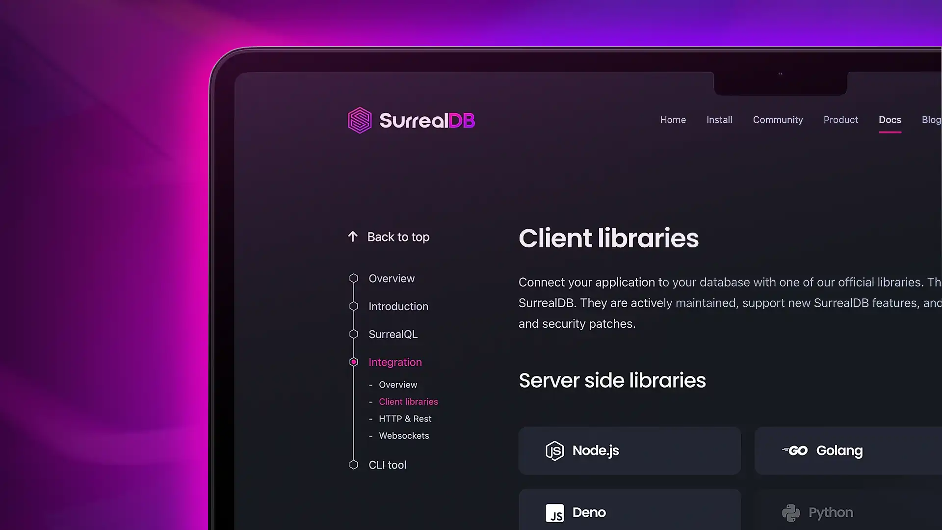 Client libraries live!