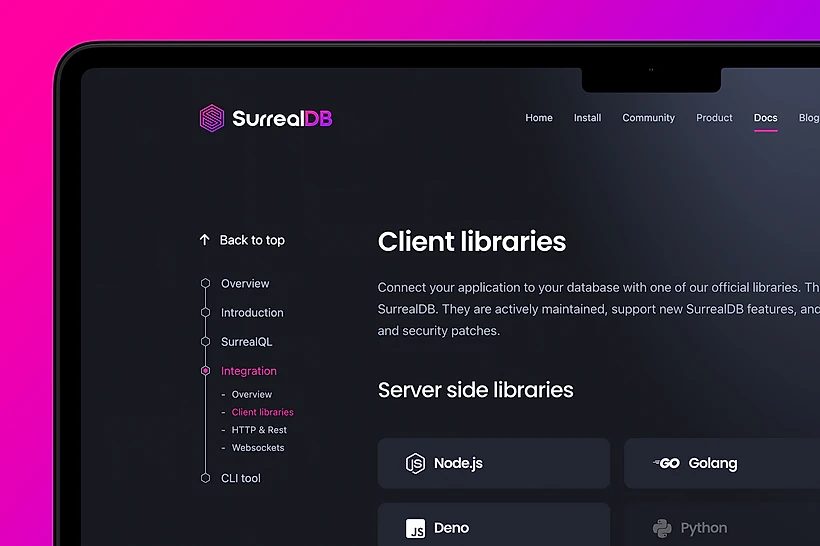 Client libraries live!