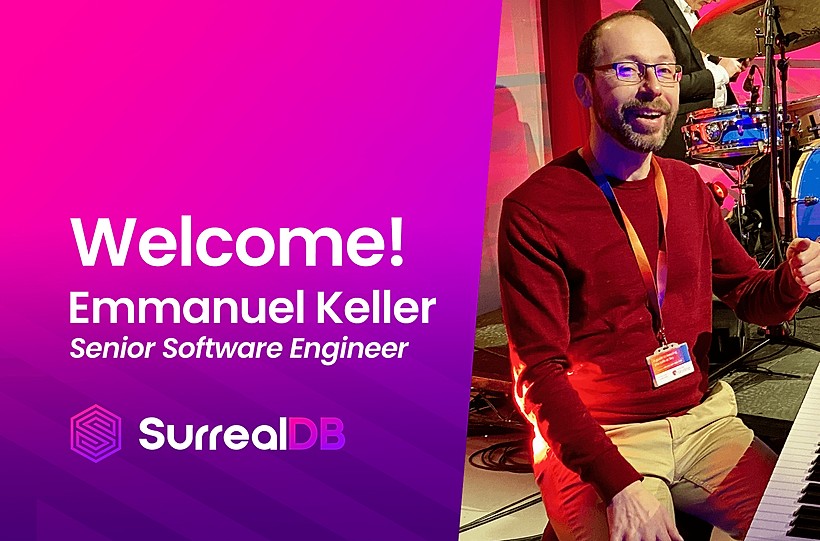 Welcome Emmanuel Keller!