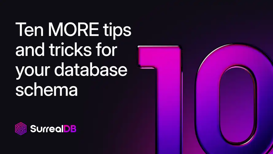 Ten more tips and tricks for your database schema
