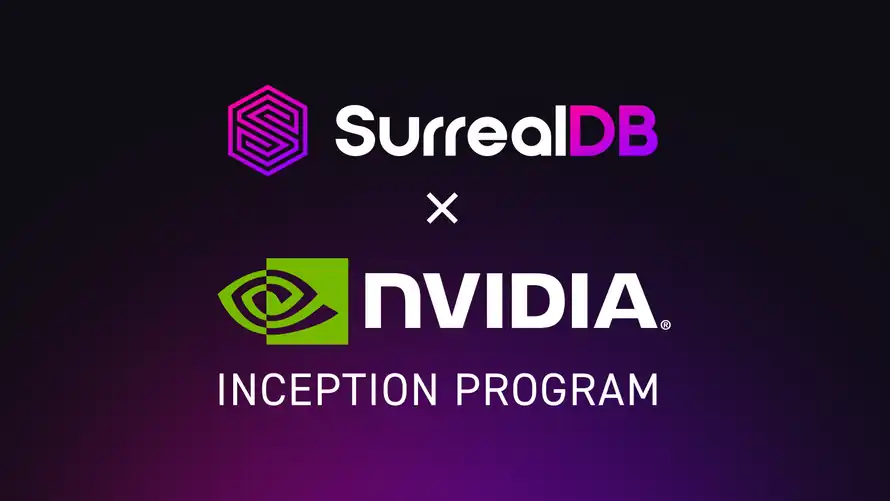 SurrealDB joins the NVIDIA Inception Program